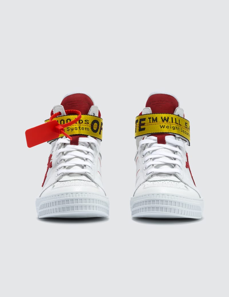 【ena】OFF-WHITE 正規品 ベルトハイトップスニーカー ena様専用】OFF-WHITE 正規品 ベルトハイトップスニーカー - メルカリ