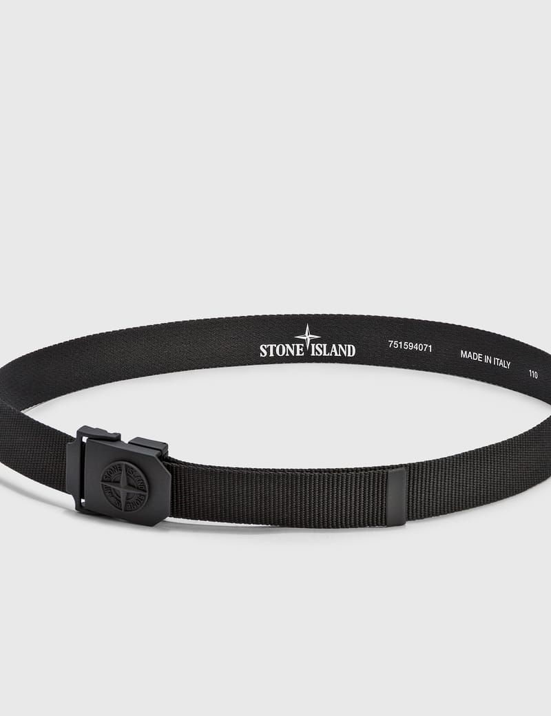 Stone Island - Logo Belt | HBX - Globally Curated Fashion and