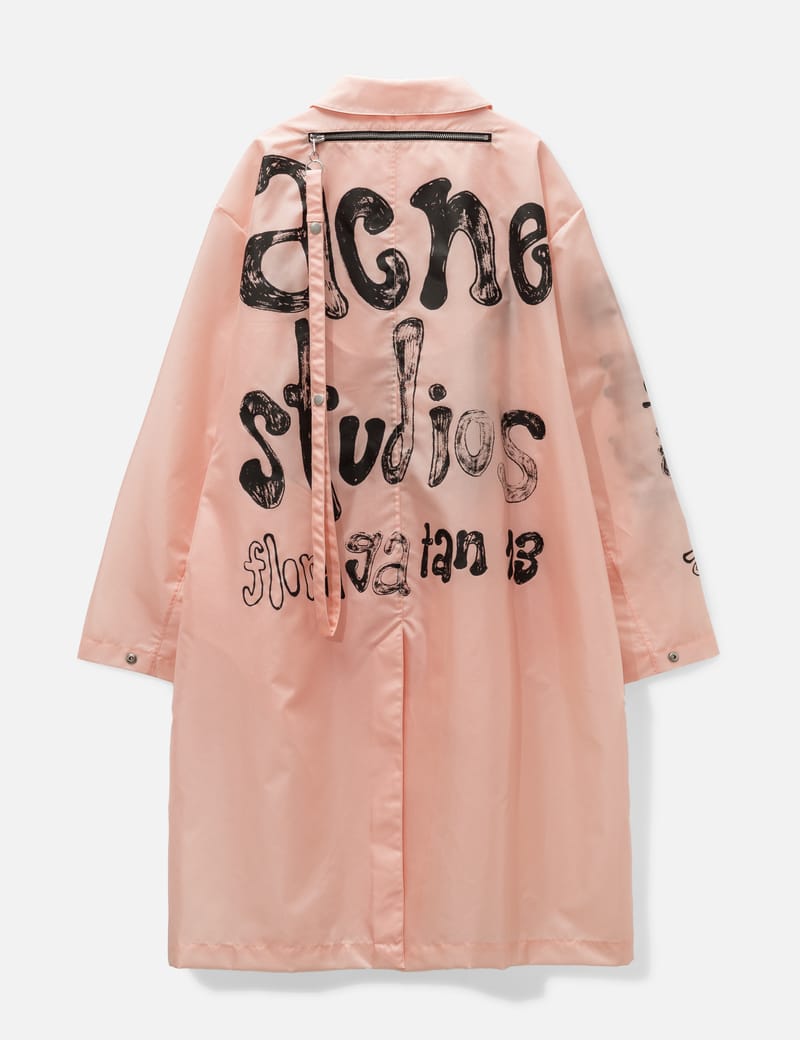 Acne studios pink outlet coat