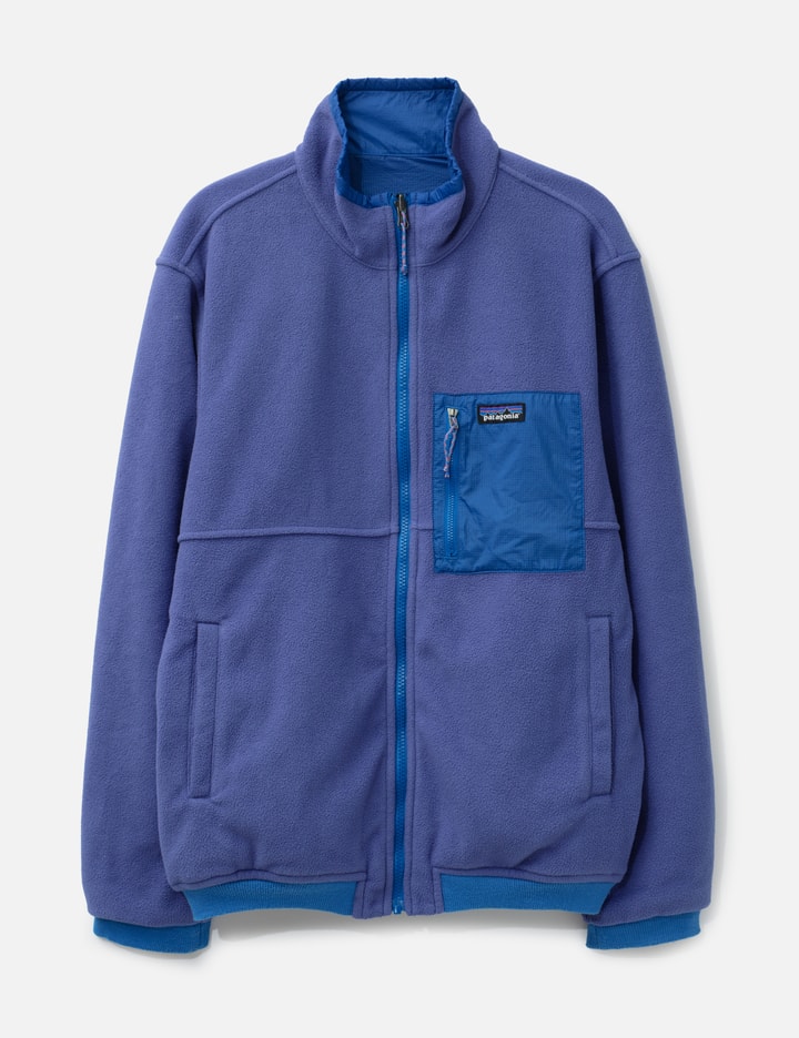 Reversible Zip Patagonia Reversible Zip Fleece - 雙面穿拉鍊抓絨外套,紫色,良好狀況 | HBX
