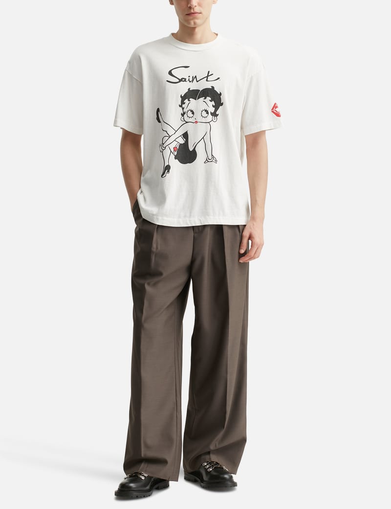 トップス SAINT Mxxxxxx x Betty Boop TEE BETTY Saint Michael - Betty Boop Betty Short Sleeve T-shirt | HBX