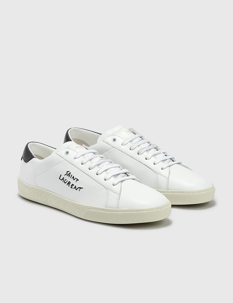 Saint Laurent - Court Classic SL/06 Embroidered Leather Sneaker | HBX