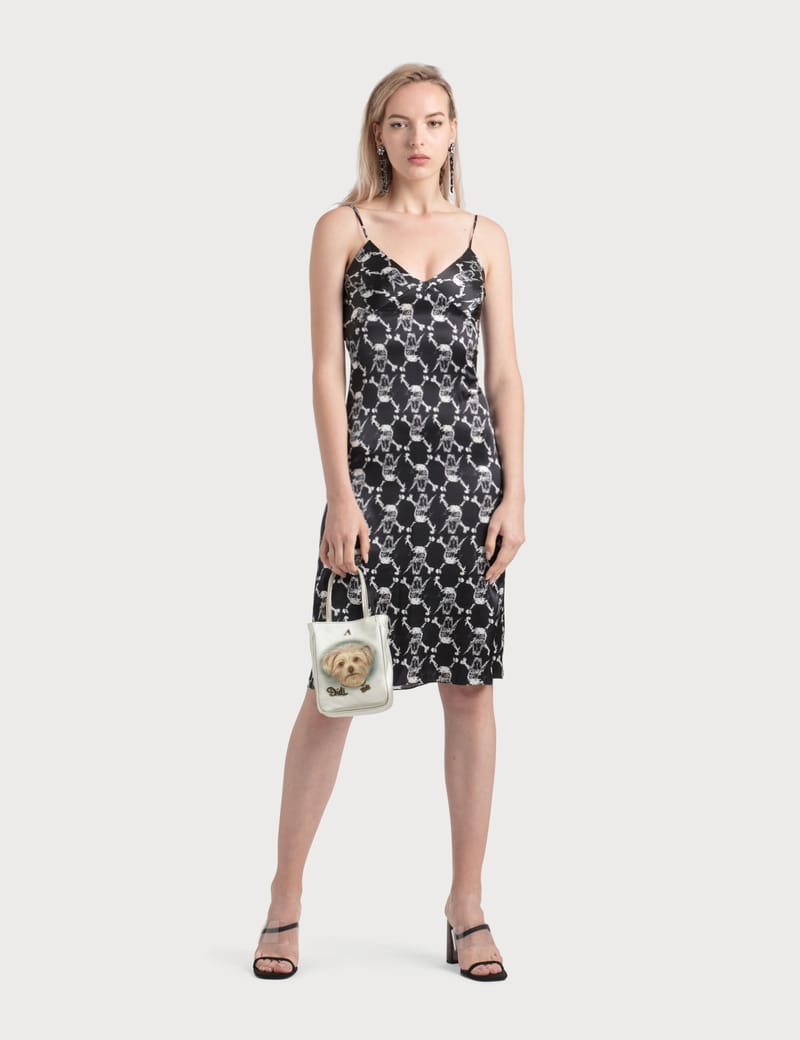 Ashley Williams - Skull Print Silk Dress | HBX - Globally Curated ...