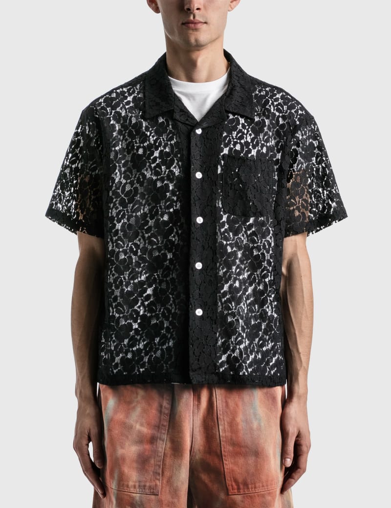 Stussy floral discount lace shirt