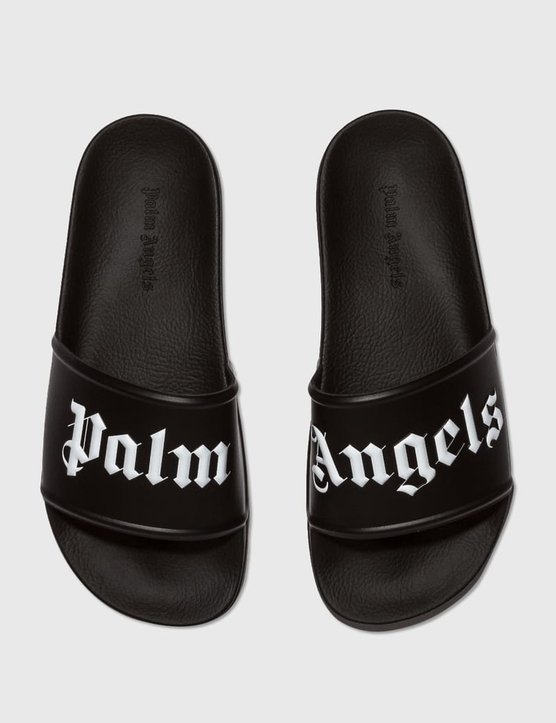【楽してカッコいい】Palm Angels プールスライド Palm Angels - プール スライダー | HBX - ハイプビースト