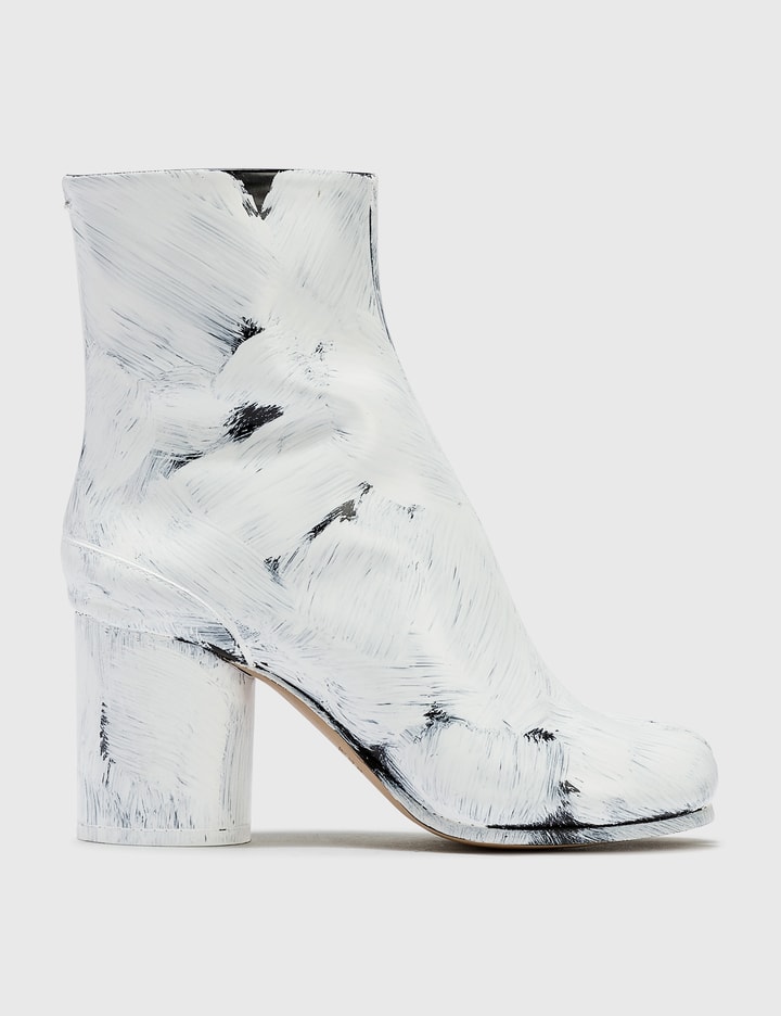 Maison Margiela - Tabi Painted Calfskin Ankle Boots | HBX - Globally ...
