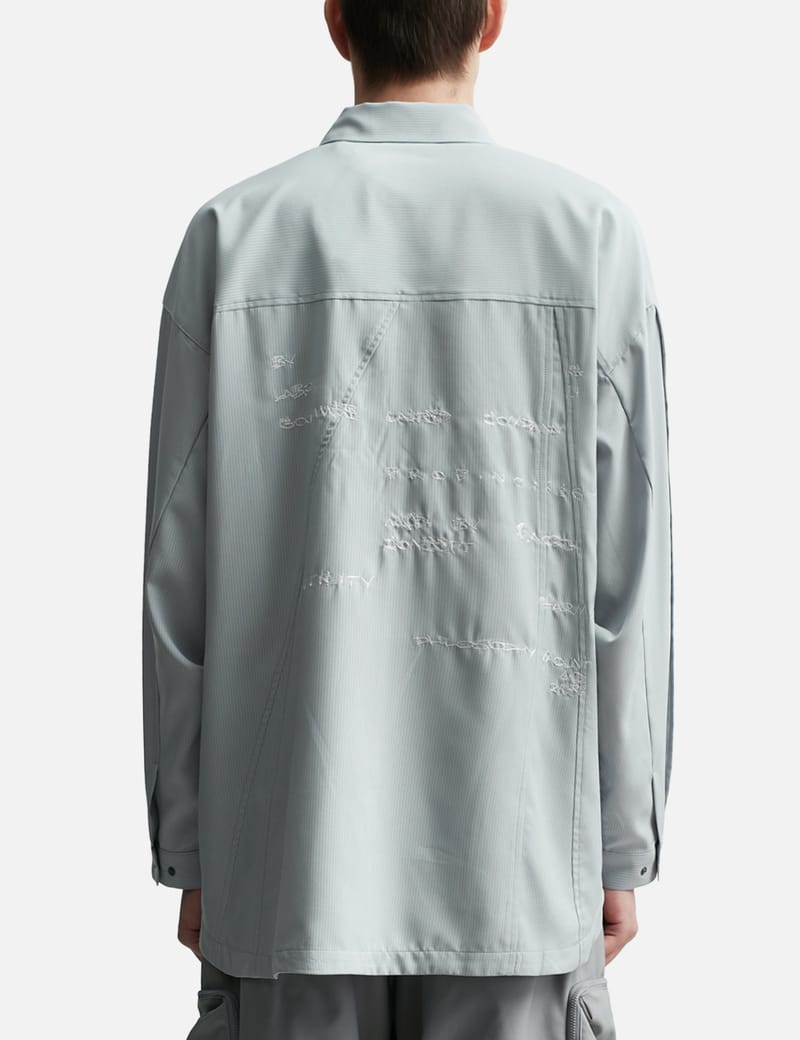 GOOPiMADE - “MA-Z3” Mode Architekt Embroidered Shirt | HBX