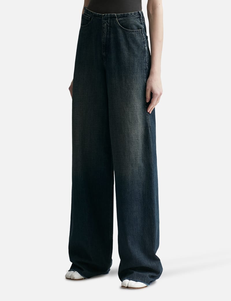 メゾンマルジェラ　5POCKET TROUSER PANTS エムエムシックス メゾン マルジェラ - Blue Denim 5-Pocket Pants | HBX