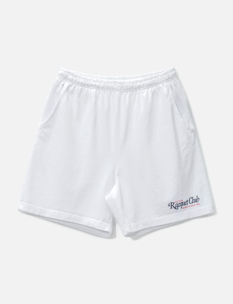 Sporty&Rich｜SHORTS (SALMON/WHITE (SH884)) SPORTY & RICH Shorts - Salmon White | Garmentory