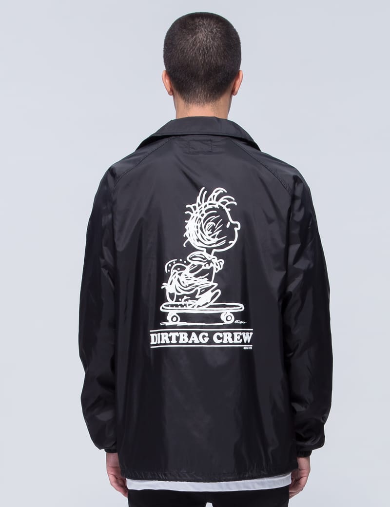 huf peanuts コラボ コーチジャケット Huf - Huf X Peanuts Pigpen Coach Jacket | HBX