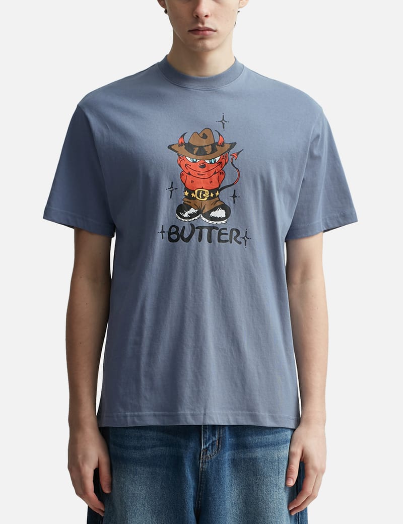 【バターグッズ】Butter Goods Devil Tee eyJidWNrZXQiOiJic3RuLWltYWdlLX