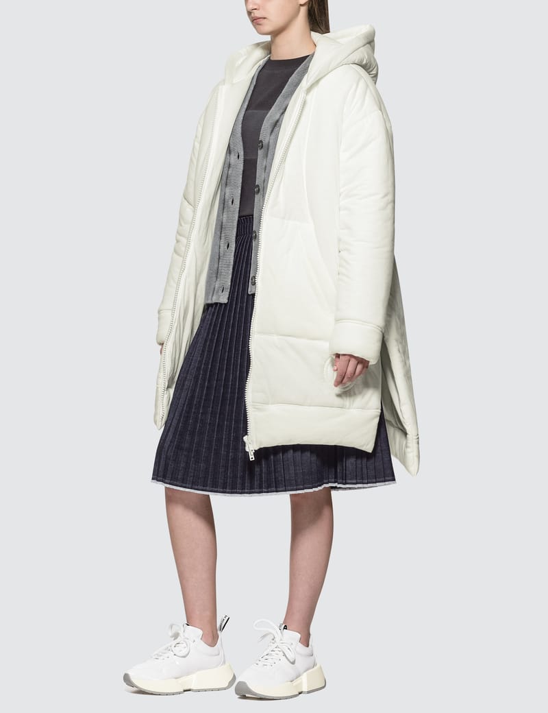 MM6 Maison Margiela - Oversized Padded Zip Hoodie Jacket | HBX ...