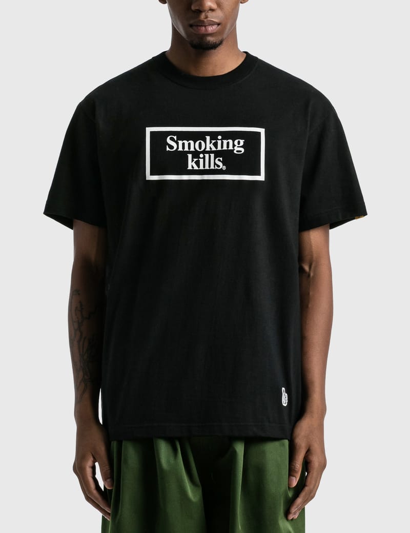 FR2 - Smoking Kills Box Logo T-shirt | HBX - ハイプビースト ...