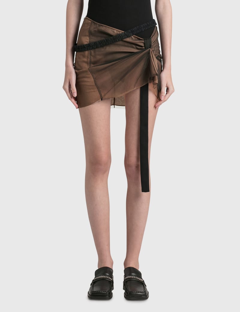 Nensi Dojaka - Gathered Front Mini Skirt | HBX - Globally