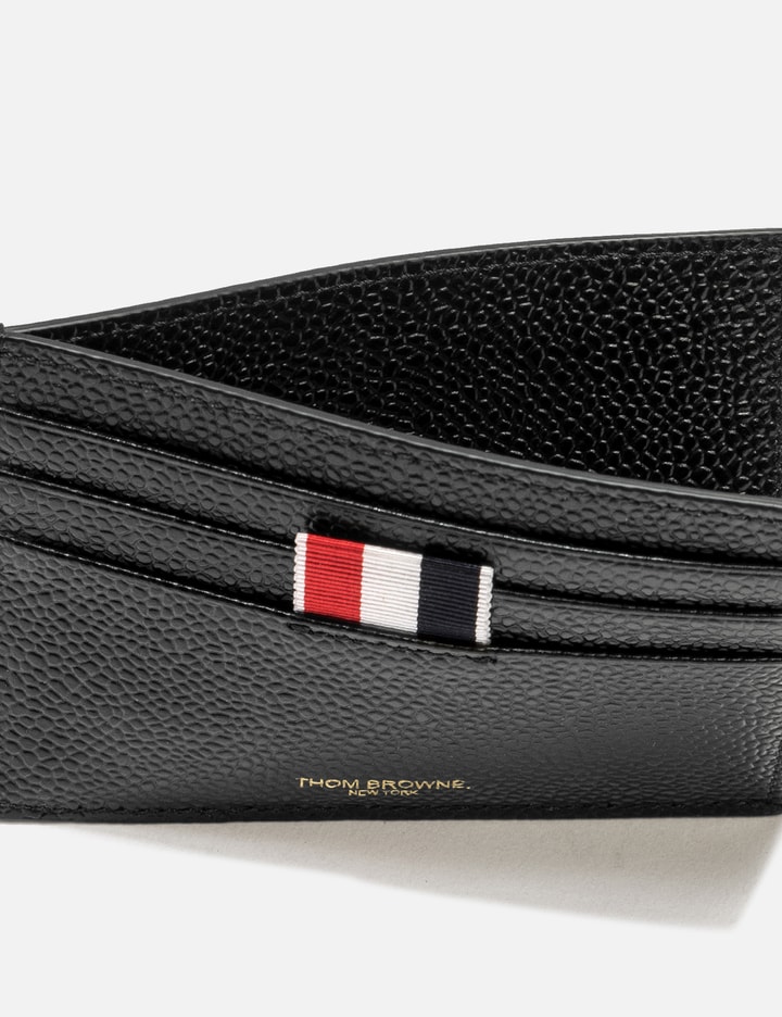 Pebble Grain Note Compartment Card Holder 100272696blk main image 0