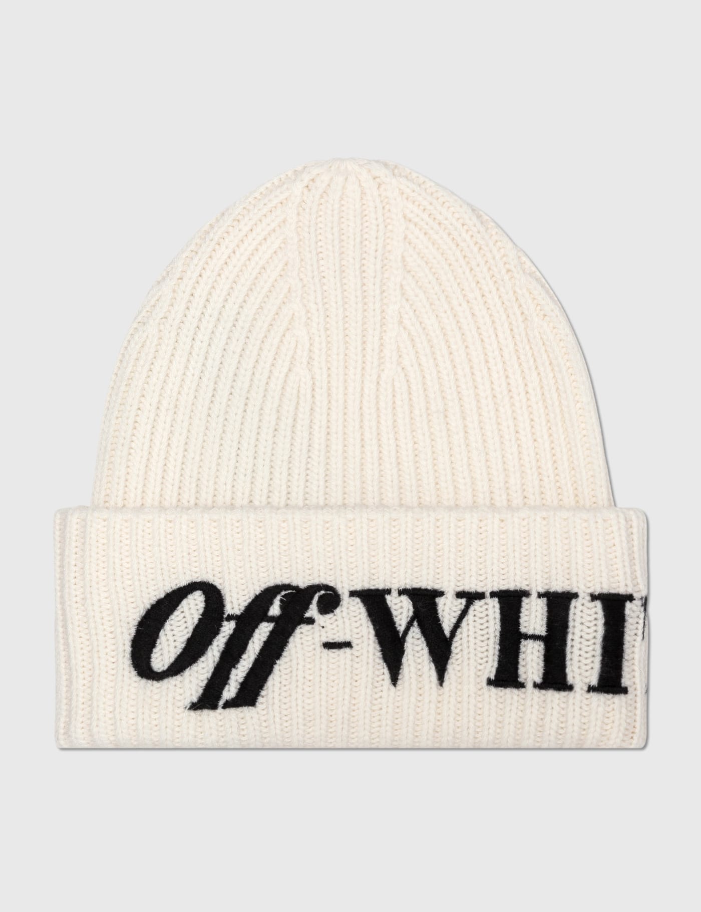 Off-White™ - Logo Ribbed Beanie | HBX - Globally Curated Fashion