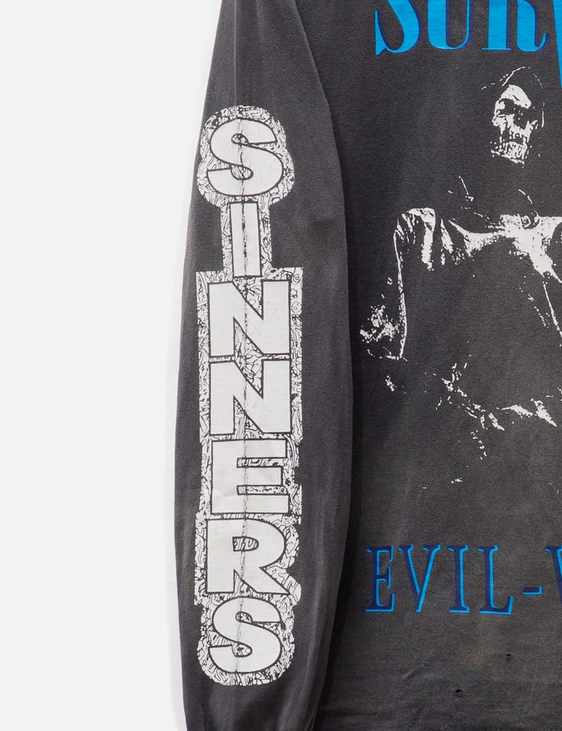Saint Michael - SURVIVE Long sleeve T-shirt | HBX - ハイプビースト ...