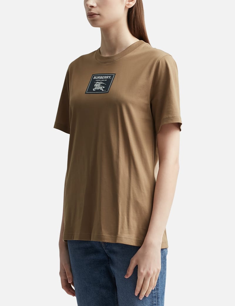 Burberry t shirt clearance womens brown