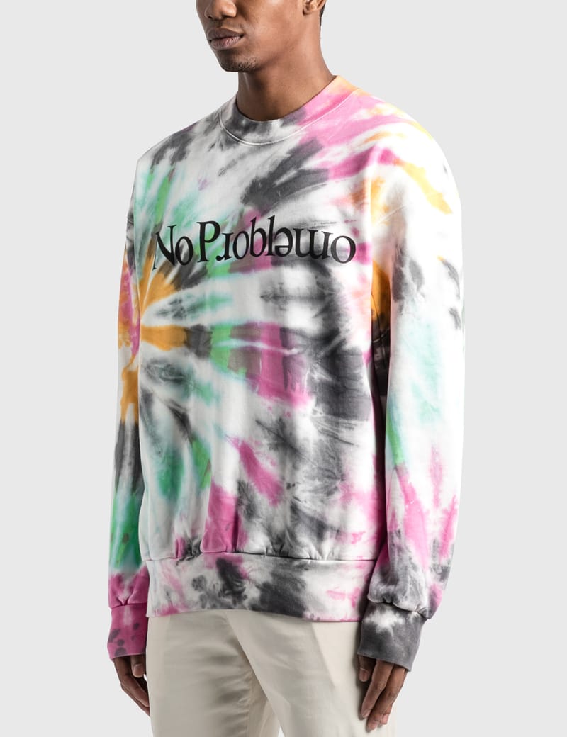 Aries - Tie Dye Problemo Sweatshirt | HBX - Globally Curated