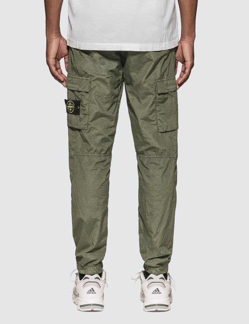 Stone Island - Nylon Seersucker Cargo Pants | HBX - Globally