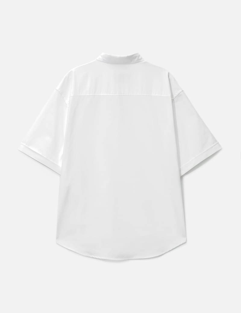 Ami - Cotton Boxy Fit Short Sleeves Shirt | HBX - Globally