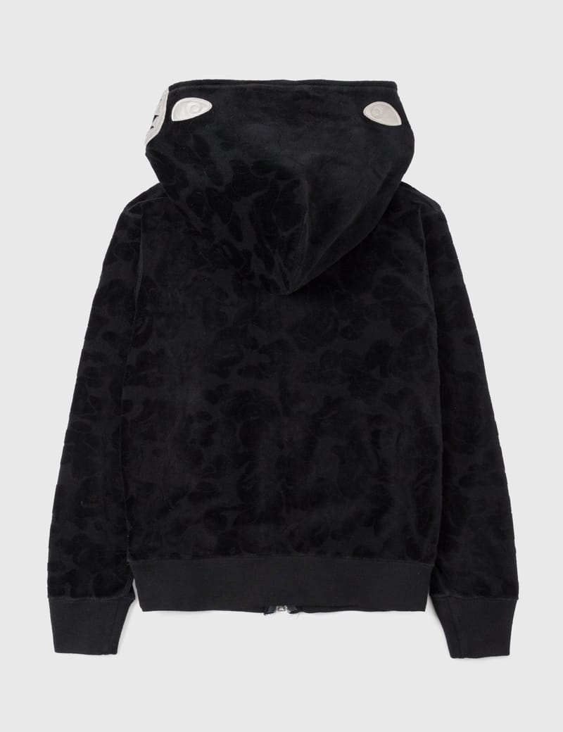 BAPE - Bape Velvet Shark Hoodie | HBX - Globally Curated Fashion