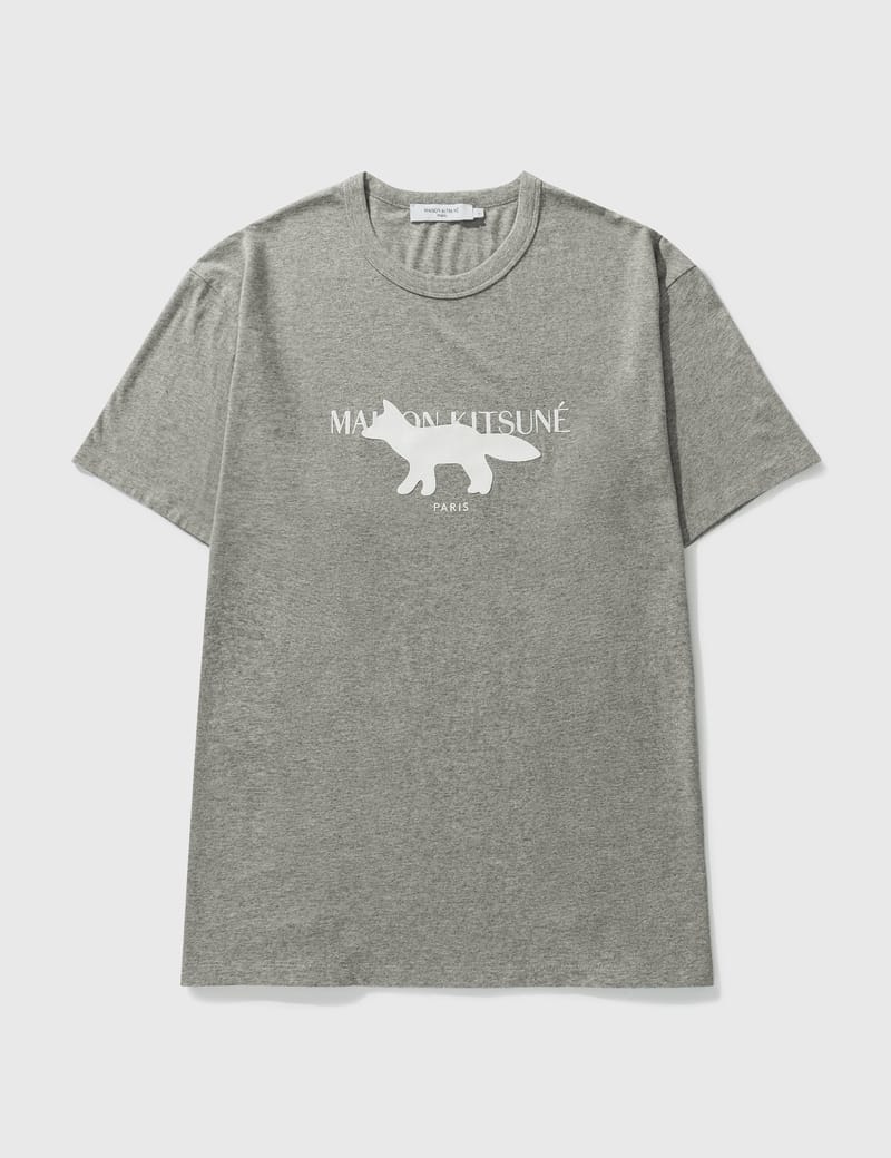 Maison Kitsune メゾンキツネ　Tシャツ　FOX STAMP Maison Kitsuné - Fox Stamp Classic T-Shirt | HBX