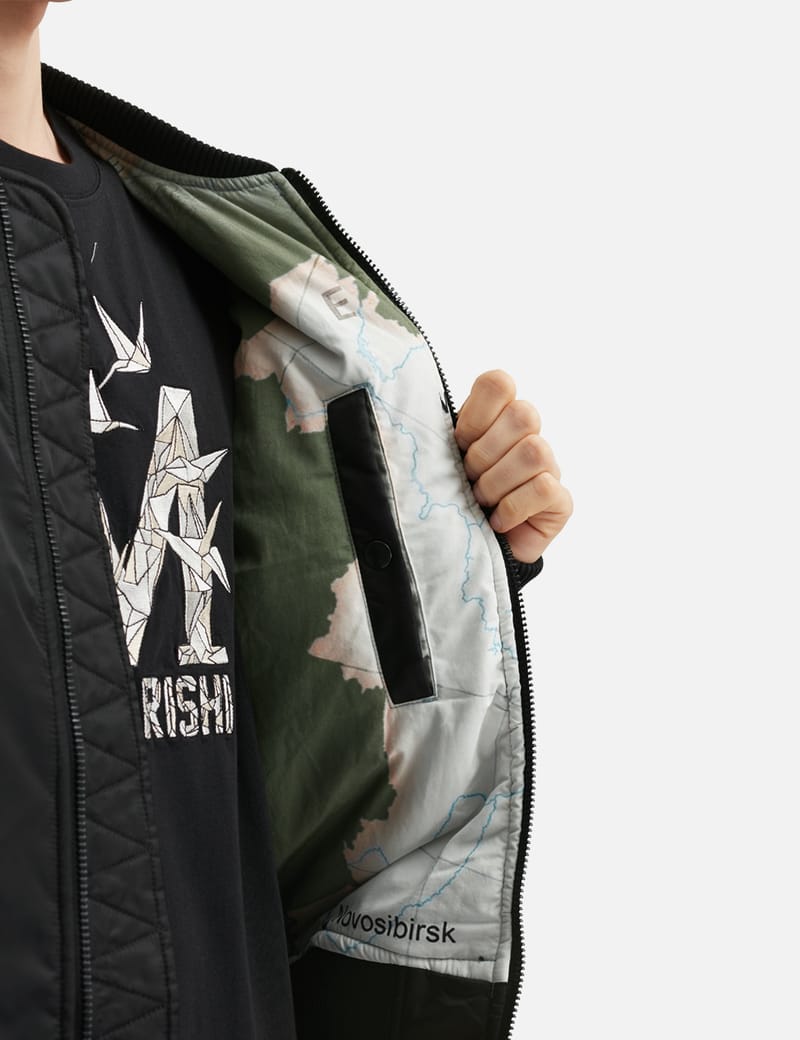 Maharishi The Alaskan Tour Embroidered Velvet Jacket - コットン