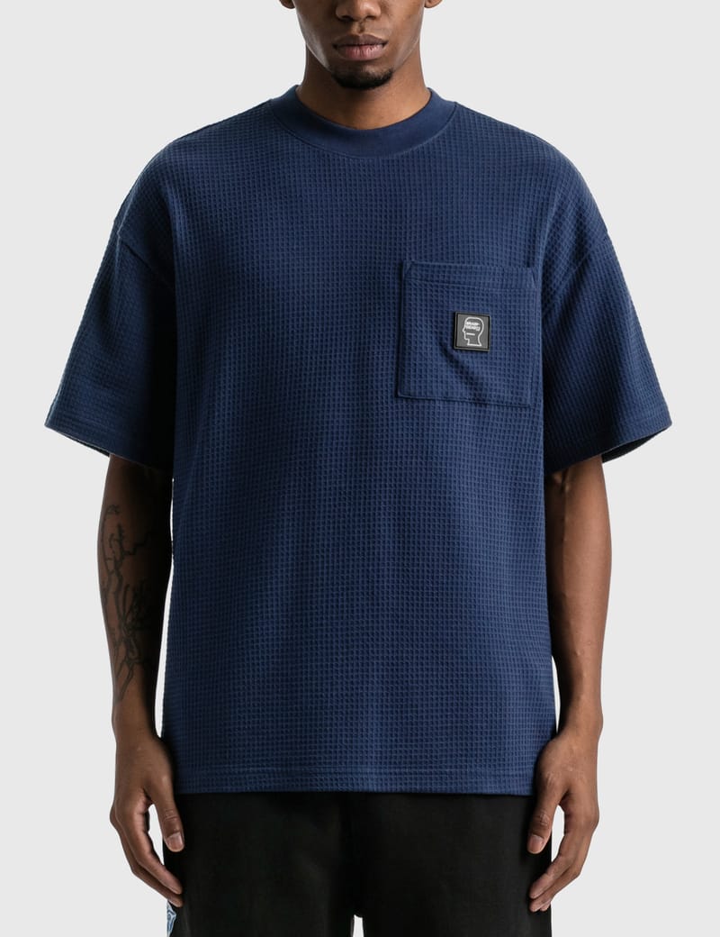 Brain Dead - Waffle Knit Mockneck T-Shirt | HBX