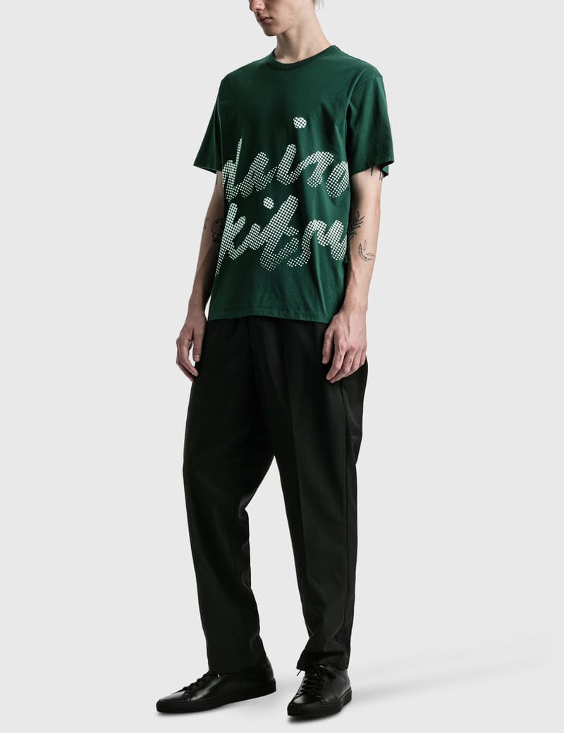 メゾン キツネ ハンドライティングクラシックTシャツ メゾンキツネ - ハンドライティング クラシック Tシャツ | HBX
