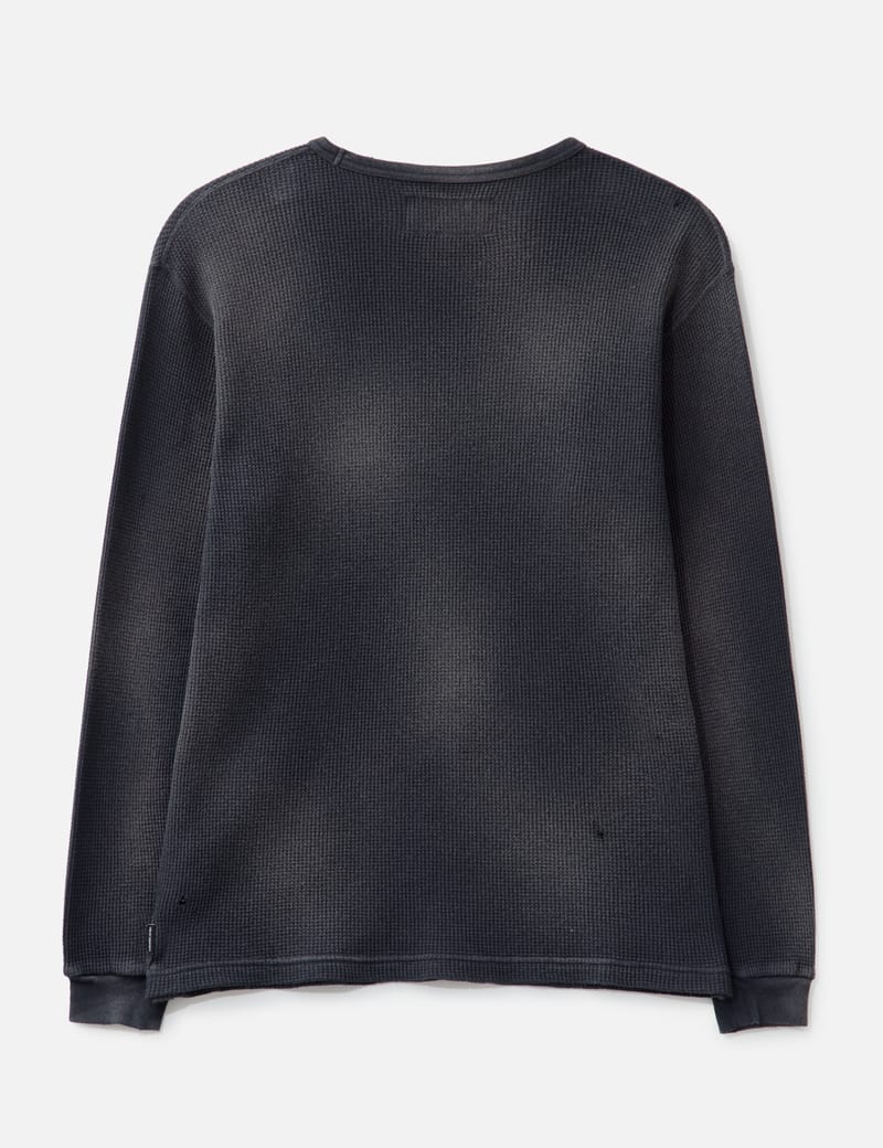 NEIGHBORHOOD - NH X OOTD . Waffle Fabric Crewneck Long Sleeve | HBX