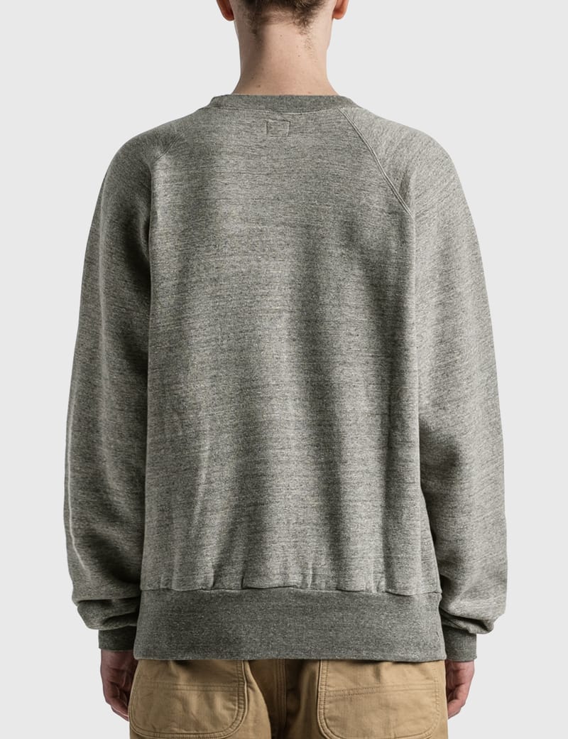 Human Made - Raglan Crewneck Sweatshirt | HBX - Globally Curated