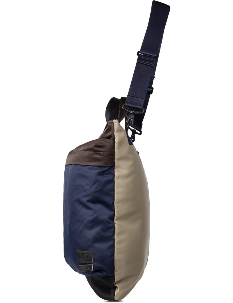 MARNI x PORTER バックパック ネイビー Marni - Blue Marni X Porter Color Blocking Shopping Bag | HBX