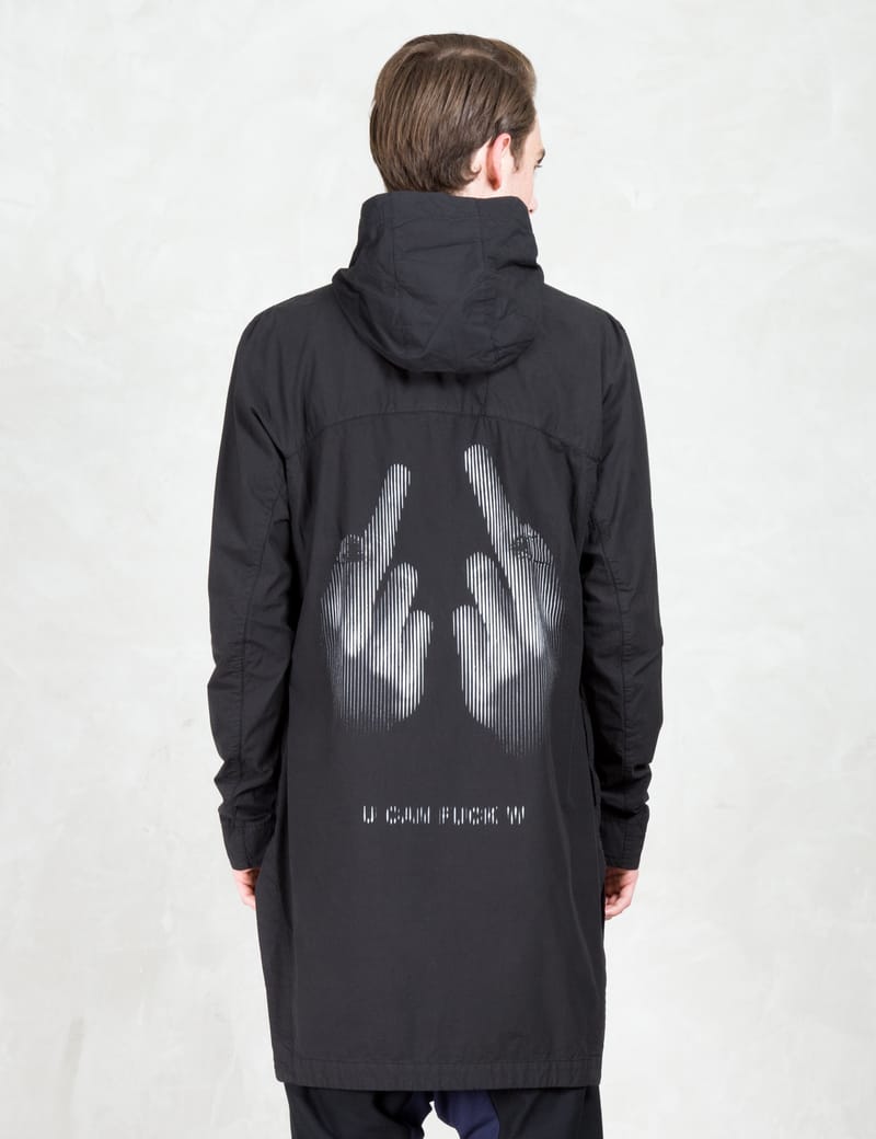 ジャケット・アウター 11 by boris bidjan saberi hooded coat 11 by boris bidjan saberi hooded coat