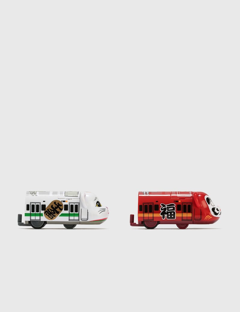 Medicom Toy - Be@rbrick Train Daruma & Manekineko Set | HBX