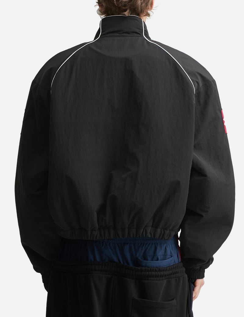 Protocol-Index Exaggerated Shoulder Track Jacket - Cotton track