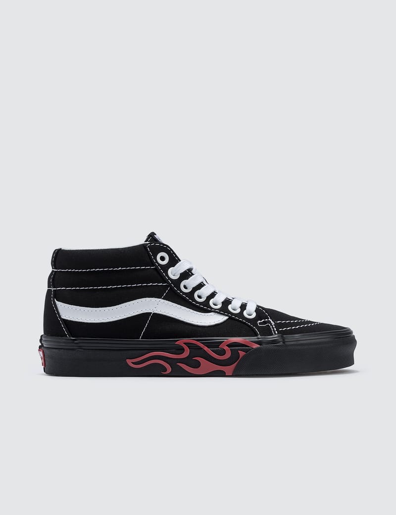 Flame cut out vans hotsell