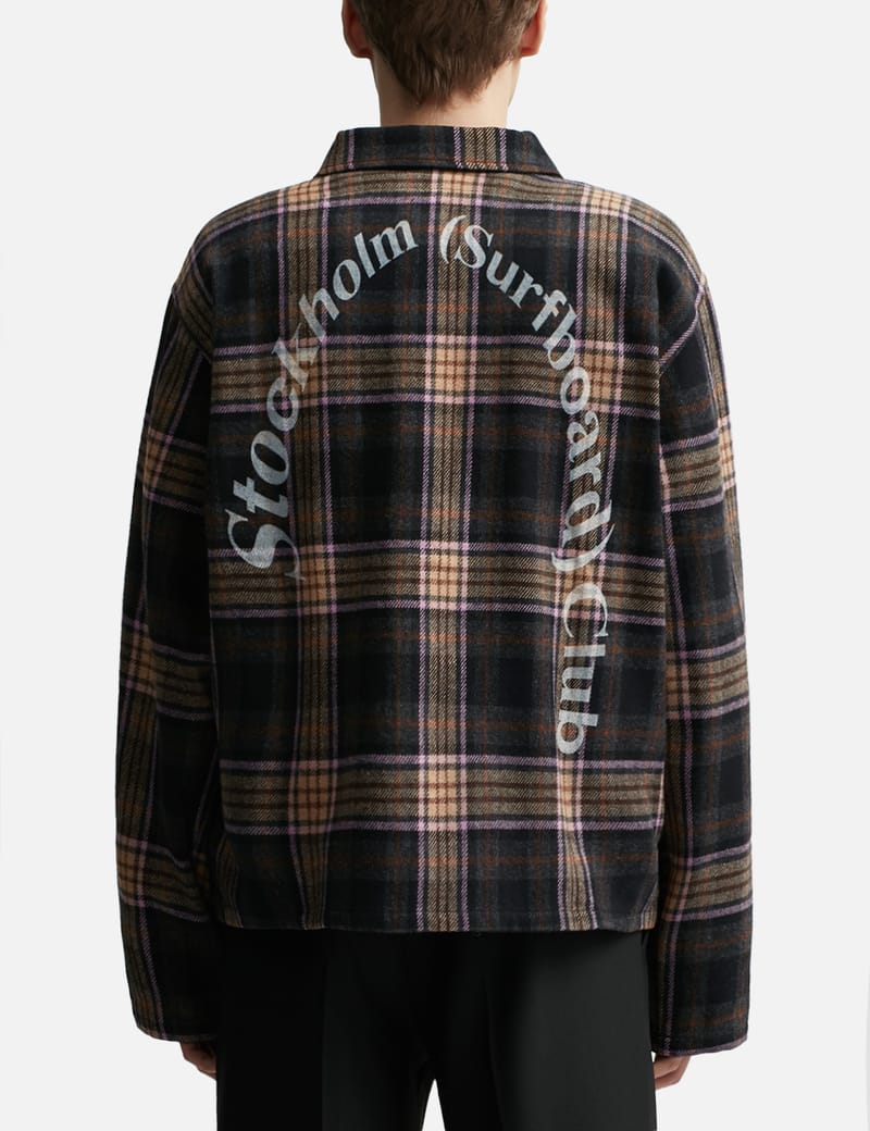 Stockholm Surfboard Club - Club Plaid Overshirt | HBX