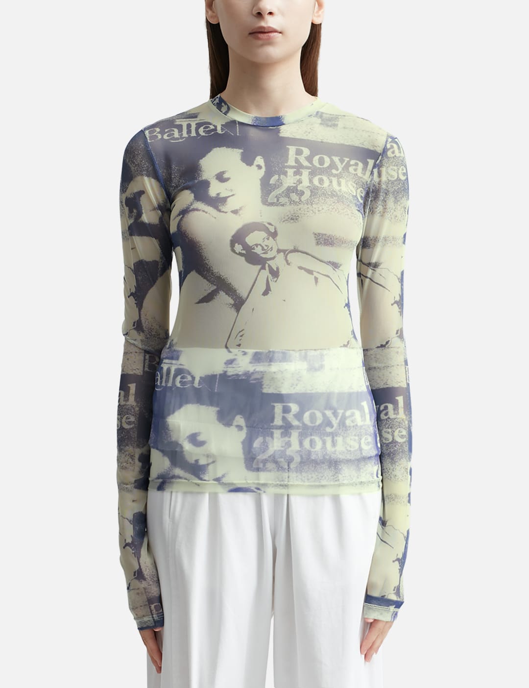 MISCHIEF - Printed Mock Neck Cycling Jersey Top | HBX - Globally 
