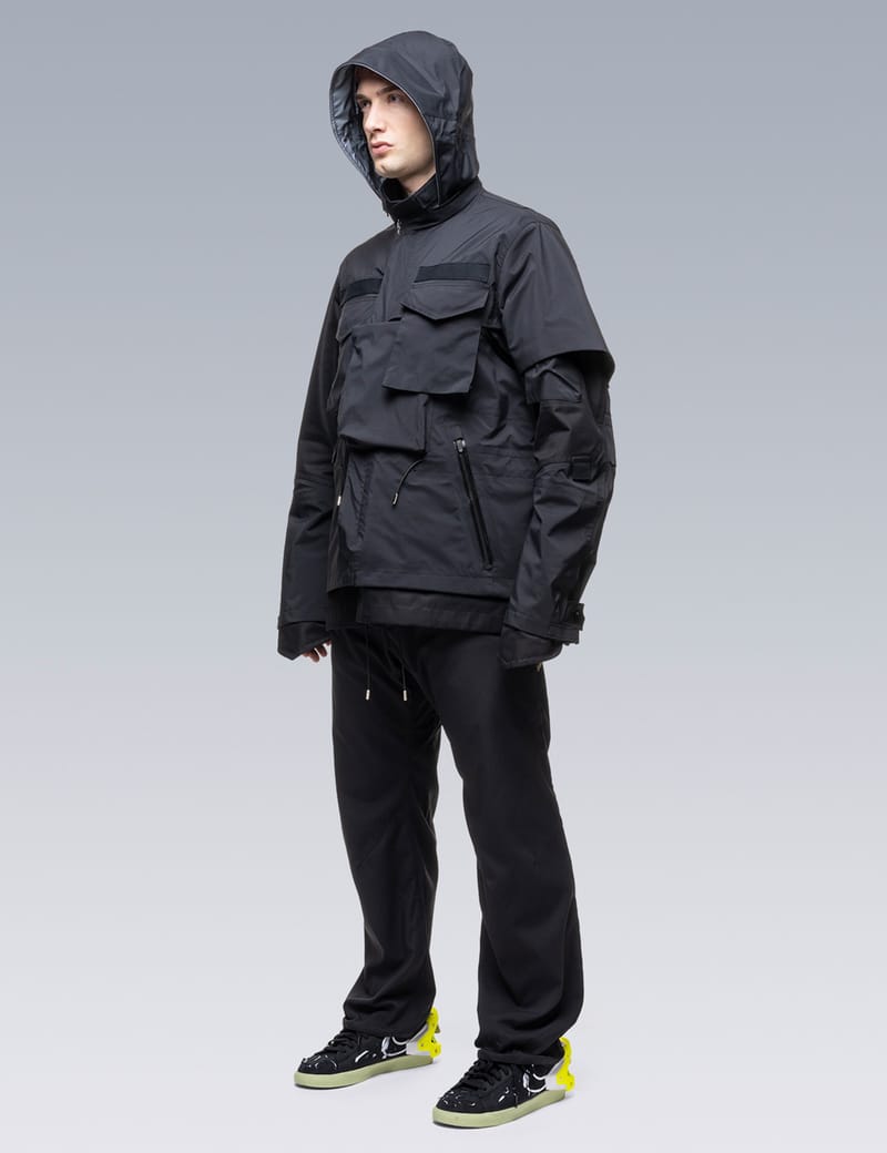 Sacai - Sacai x Acronym Layered Hood Jacket | HBX - Globally