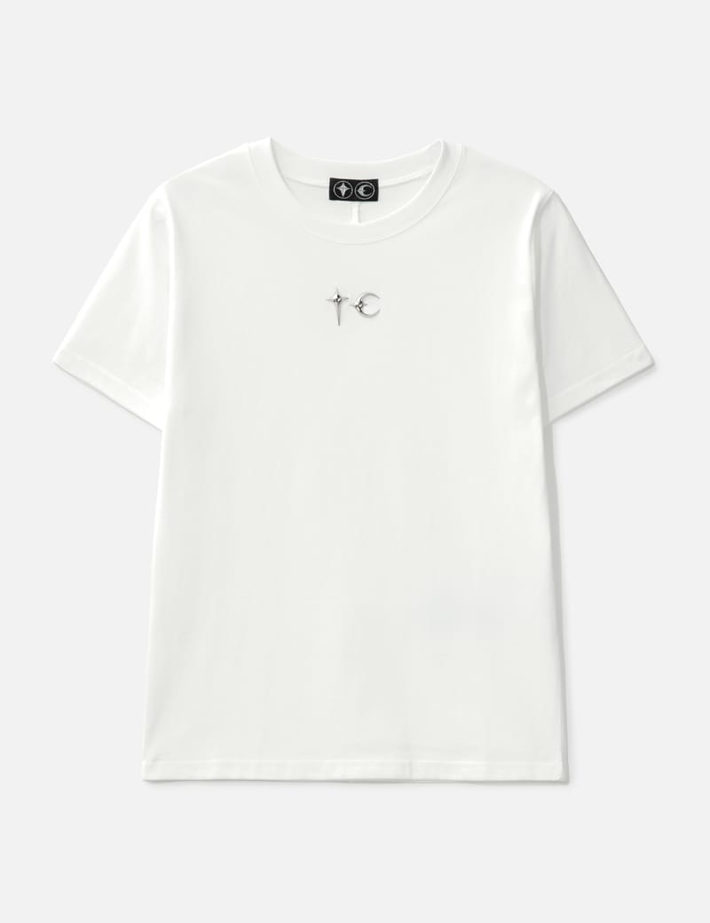 thugclub スリムtシャツ thug club SLIM T-SHIRT / WHT