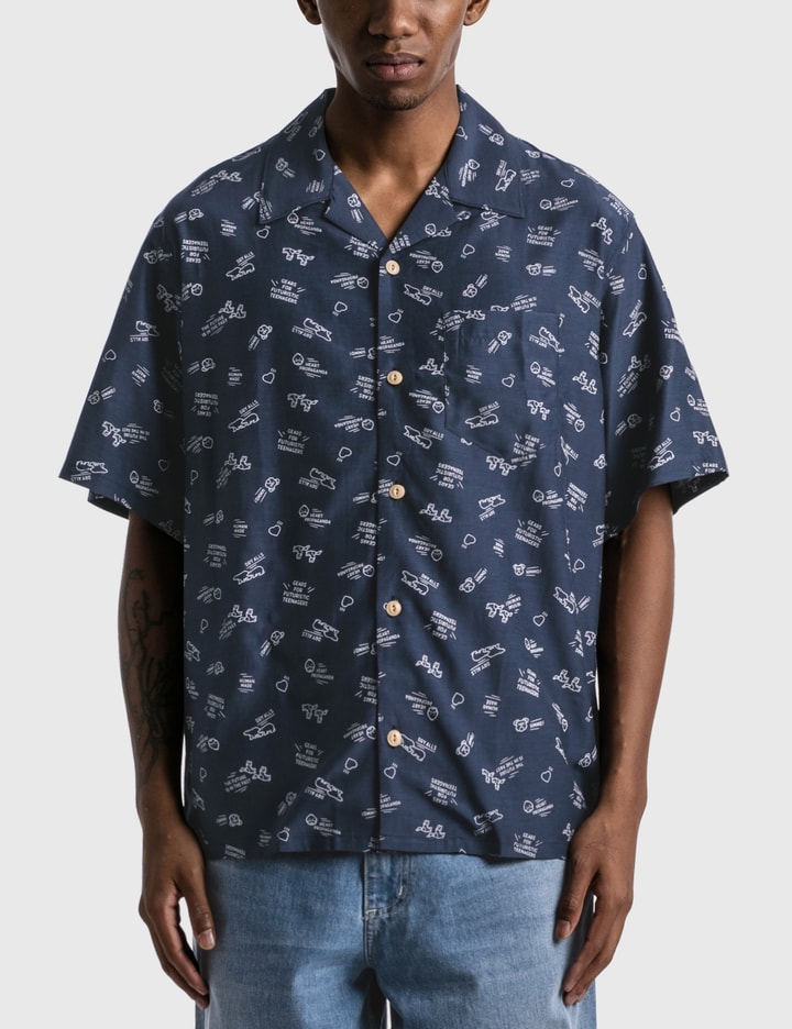 HUMAN MADE Duck Aloha Shirt Blue トップス（obriy.biz）