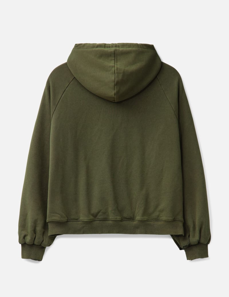 basketcase カーキ　ニット Basketweave Crew Neck Sweater - Wool - Olive Green – CHRISTIAN KIMBER
