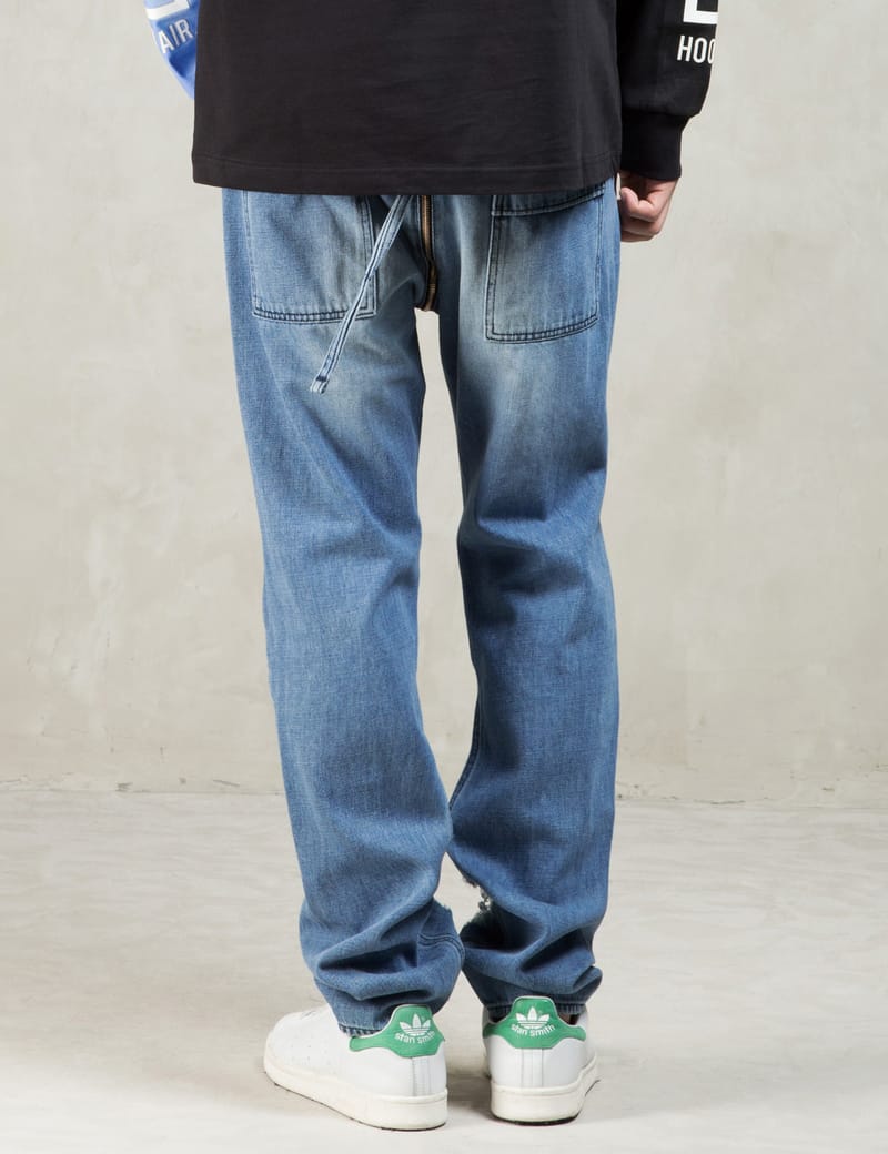 Hood By Air. - Blue Shredder Zip Jeans | HBX