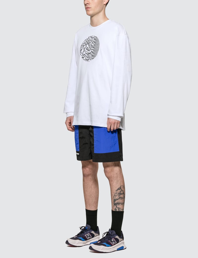 極美品 JOY DIVISION × PLEASURES フットボールシャツ PLEASURES x Joy Division HANDS T-SHIRT BLACK （プレジャーズ ジョイ