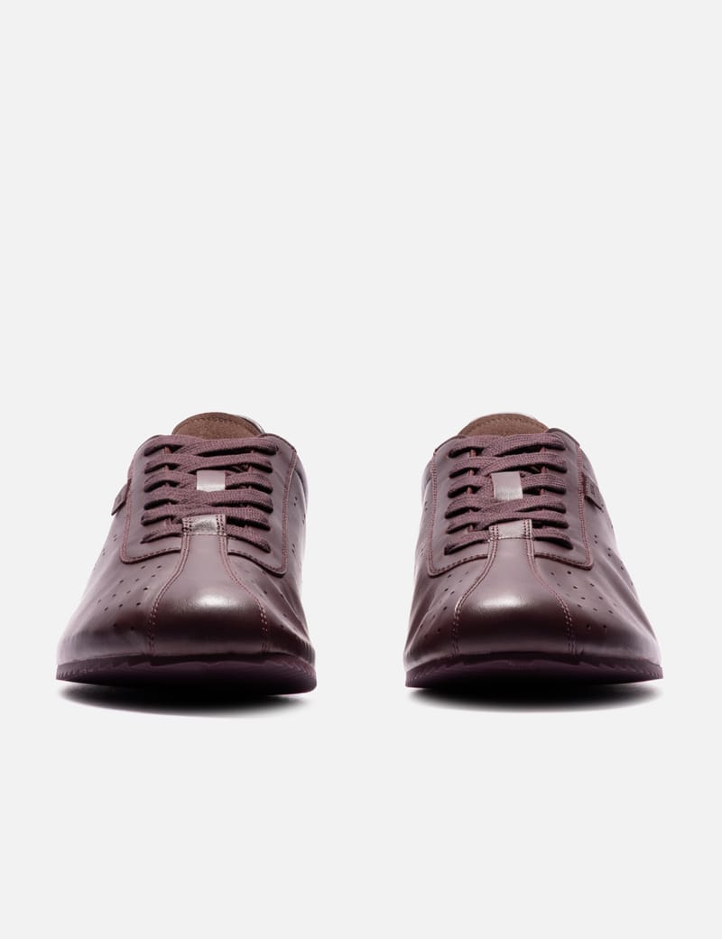 Ami - Smooth Leather Low Top Step Sneakers | HBX