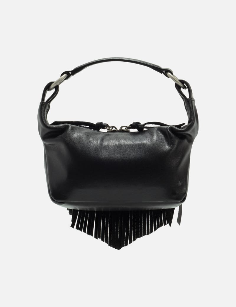 MARGESHERWOOD City Hobo Micro - Black nappa mini hobo with