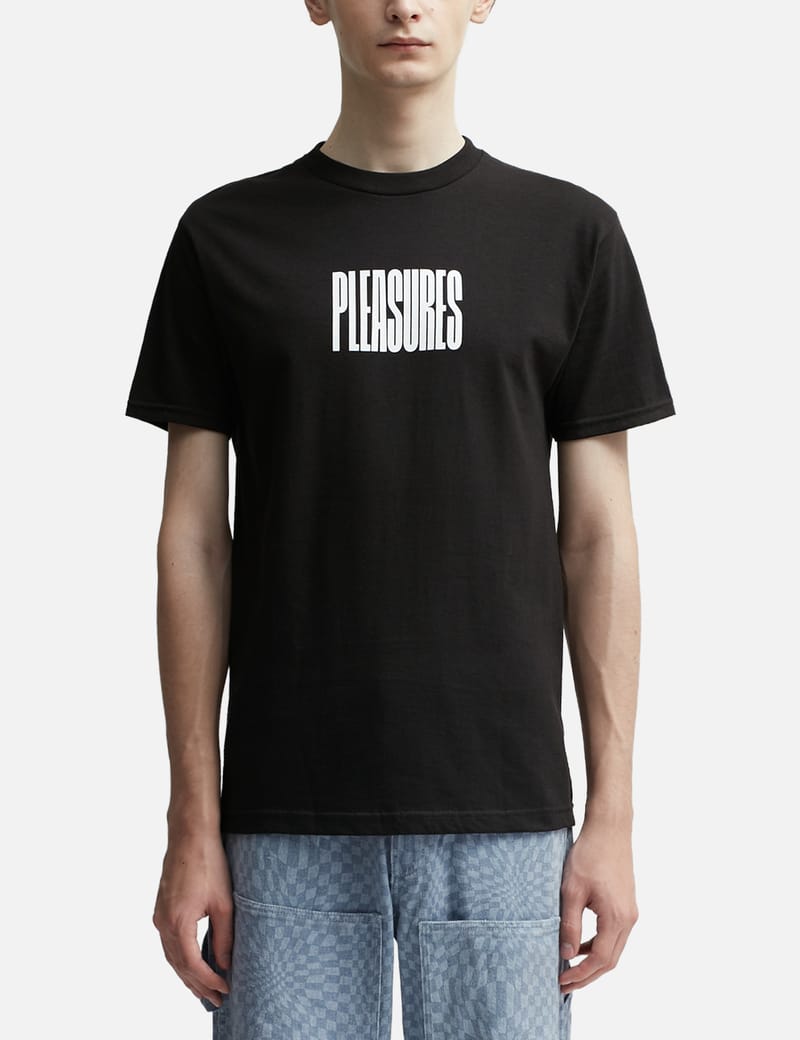 【PLEASURES】 MASTER T-SHIRT Black Pleasures Strain Logo T-Shirt in Black | REVOLVE