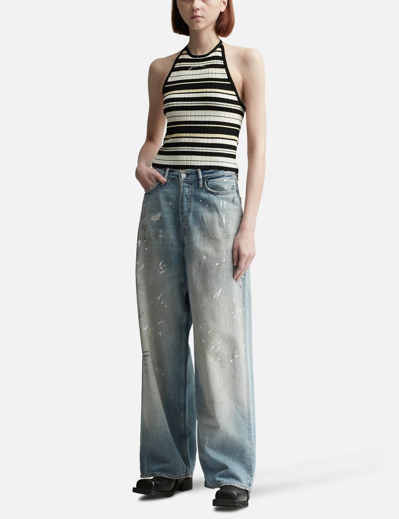 Ganni - Future Rib Halterneck Top | HBX - HYPEBEAST 為您搜羅