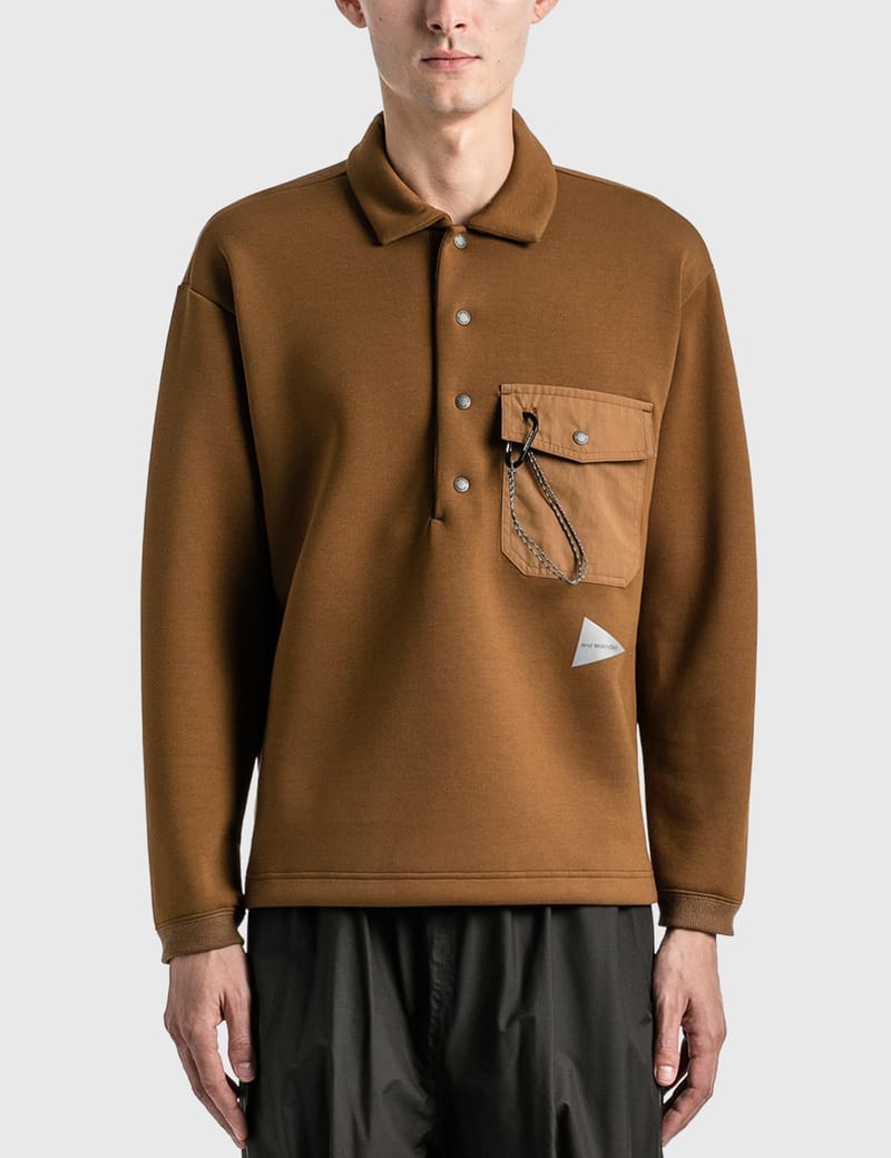 and wander - Airly Warm Button Pullover | HBX - Globally Curated